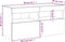 vidaXL - Tv-wandmeubel - met - LED-verlichting - 80x30x40 - cm - wit