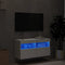 vidaXL - Tv-wandmeubel - met - LED-verlichting - 80x30x40 - cm - wit