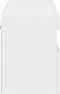 vidaXL - Tv-wandmeubel - met - LED-verlichting - 80x30x40 - cm - wit