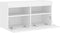 vidaXL - Tv-wandmeubel - met - LED-verlichting - 80x30x40 - cm - wit