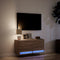 vidaXL - Tv-wandmeubel - met - LED-verlichting - 80x31x35 - cm - bruin - eikenkleur