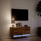 vidaXL - Tv-wandmeubel - met - LED-verlichting - 80x31x35 - cm - gerookt - eiken