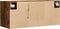 vidaXL - Tv-wandmeubel - met - LED-verlichting - 80x31x35 - cm - gerookt - eiken