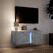 vidaXL - Tv-wandmeubel - met - LED-verlichting - 80x31x35 - cm - betongrijs