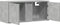 vidaXL - Tv-wandmeubel - met - LED-verlichting - 80x31x35 - cm - betongrijs