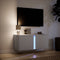 vidaXL - Tv-wandmeubel - met - LED-verlichting - 80x31x35 - cm - wit