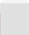 vidaXL - Tv-wandmeubel - met - LED-verlichting - 80x31x35 - cm - wit