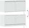 vidaXL - Tv-wandmeubel - met - LED-verlichting - 80x31x35 - cm - wit