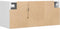 vidaXL - Tv-wandmeubel - met - LED-verlichting - 80x31x35 - cm - wit