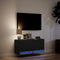 vidaXL - Tv-wandmeubel - met - LED-verlichting - 80x31x35 - cm - zwart