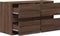 vidaXL - Tv-wandmeubel - met - LED-verlichting - 80x31x45 - cm - bruin - eikenkleur