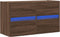 vidaXL - Tv-wandmeubel - met - LED-verlichting - 80x31x45 - cm - bruin - eikenkleur