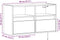 vidaXL - Tv-wandmeubel - met - LED-verlichting - 80x31x45 - cm - wit