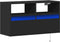 vidaXL - Tv-wandmeubel - met - LED-verlichting - 80x31x45 - cm - zwart
