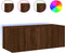 vidaXL - Tv-wandmeubel - met - LED-verlichting - 80x35x31 - cm - bruin - eikenkleur