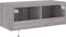 vidaXL - Tv-wandmeubel - met - LED-verlichting - 80x35x31 - cm - grijs - sonoma
