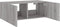 vidaXL - Tv-wandmeubel - met - LED-verlichting - 80x35x31 - cm - grijs - sonoma