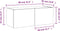 vidaXL - Tv-wandmeubel - met - LED-verlichting - 80x35x31 - cm - gerookt - eiken
