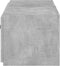 vidaXL - Tv-wandmeubel - met - LED-verlichting - 80x35x31 - cm - betongrijs
