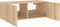 vidaXL - Tv-wandmeubel - met - LED-verlichting - 80x35x31 - cm - sonoma - eikenkleur