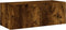 vidaXL - Tv-wandmeubel - met - LED-verlichting - 80x35x31 - cm - gerookt - eiken
