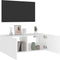 vidaXL - Tv-wandmeubel - met - LED-verlichting - 80x35x31 - cm - wit