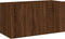 vidaXL - Tv-wandmeubel - met - LED-verlichting - 80x35x41 - cm - bruin - eikenkleur