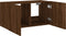vidaXL - Tv-wandmeubel - met - LED-verlichting - 80x35x41 - cm - bruin - eikenkleur