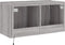 vidaXL - Tv-wandmeubel - met - LED-verlichting - 80x35x41 - cm - grijs - sonoma