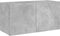 vidaXL - Tv-wandmeubel - met - LED-verlichting - 80x35x41 - cm - betongrijs