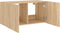 vidaXL - Tv-wandmeubel - met - LED-verlichting - 80x35x41 - cm - sonoma - eikenkleur