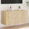 vidaXL - Tv-wandmeubel - met - LED-verlichting - 80x35x41 - cm - sonoma - eikenkleur