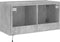 vidaXL - Tv-wandmeubel - met - LED-verlichting - 80x35x41 - cm - betongrijs