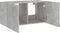 vidaXL - Tv-wandmeubel - met - LED-verlichting - 80x35x41 - cm - betongrijs