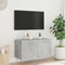 vidaXL - Tv-wandmeubel - met - LED-verlichting - 80x35x41 - cm - betongrijs