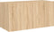 vidaXL - Tv-wandmeubel - met - LED-verlichting - 80x35x41 - cm - sonoma - eikenkleur