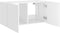 vidaXL - Tv-wandmeubel - met - LED-verlichting - 80x35x41 - cm - wit