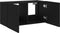 vidaXL - Tv-wandmeubel - met - LED-verlichting - 80x35x41 - cm - zwart