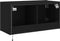 vidaXL - Tv-wandmeubel - met - LED-verlichting - 80x35x41 - cm - zwart