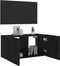 vidaXL - Tv-wandmeubel - met - LED-verlichting - 80x35x41 - cm - zwart
