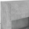 vidaXL - Tv-wandmeubel - met - LED-verlichting - 98,5x30x60,5 - cm - betongrijs