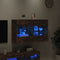 vidaXL - Tv-wandmeubel - met - LED-verlichting - 98,5x30x60,5 - cm - gerookt - eiken