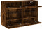 vidaXL - Tv-wandmeubel - met - LED-verlichting - 98,5x30x60,5 - cm - gerookt - eiken