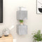 vidaXL - Tv-wandmeubelen - 2 - st - 30,5x30x30 - cm - betongrijs