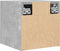 vidaXL - Tv-wandmeubelen - 2 - st - 30,5x30x30 - cm - betongrijs