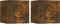 vidaXL - Tv-wandmeubelen - 2 - st - 30,5x30x30 - cm - gerookt - eikenkleurig
