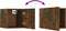 vidaXL - Tv-wandmeubelen - 2 - st - 30,5x30x30 - cm - gerookt - eikenkleurig