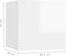 vidaXL - Tv-wandmeubelen - 2 - st - 30,5x30x30 - cm - hoogglans - wit