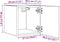 vidaXL - Tv-wandmeubelen - 2 - st - 30,5x30x30 - cm - hoogglans - wit