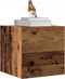 vidaXL - Tv-wandmeubelen - 2 - st - 30,5x30x30 - cm - oud - houtkleurig